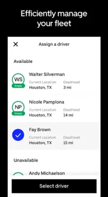 Uber Freight android App screenshot 1